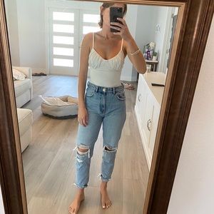 Princess Polly levey white bodysuit